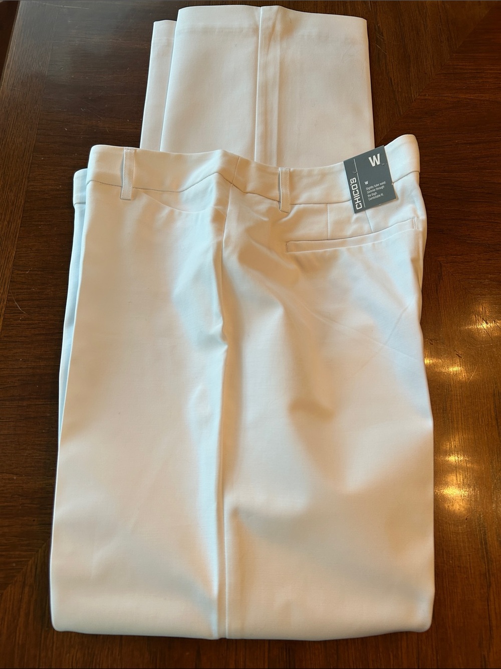 Chico's White Tailored Dress Pants